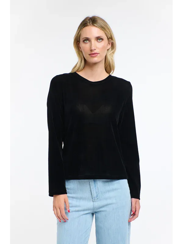 365 Days Velvet Underground Top Black