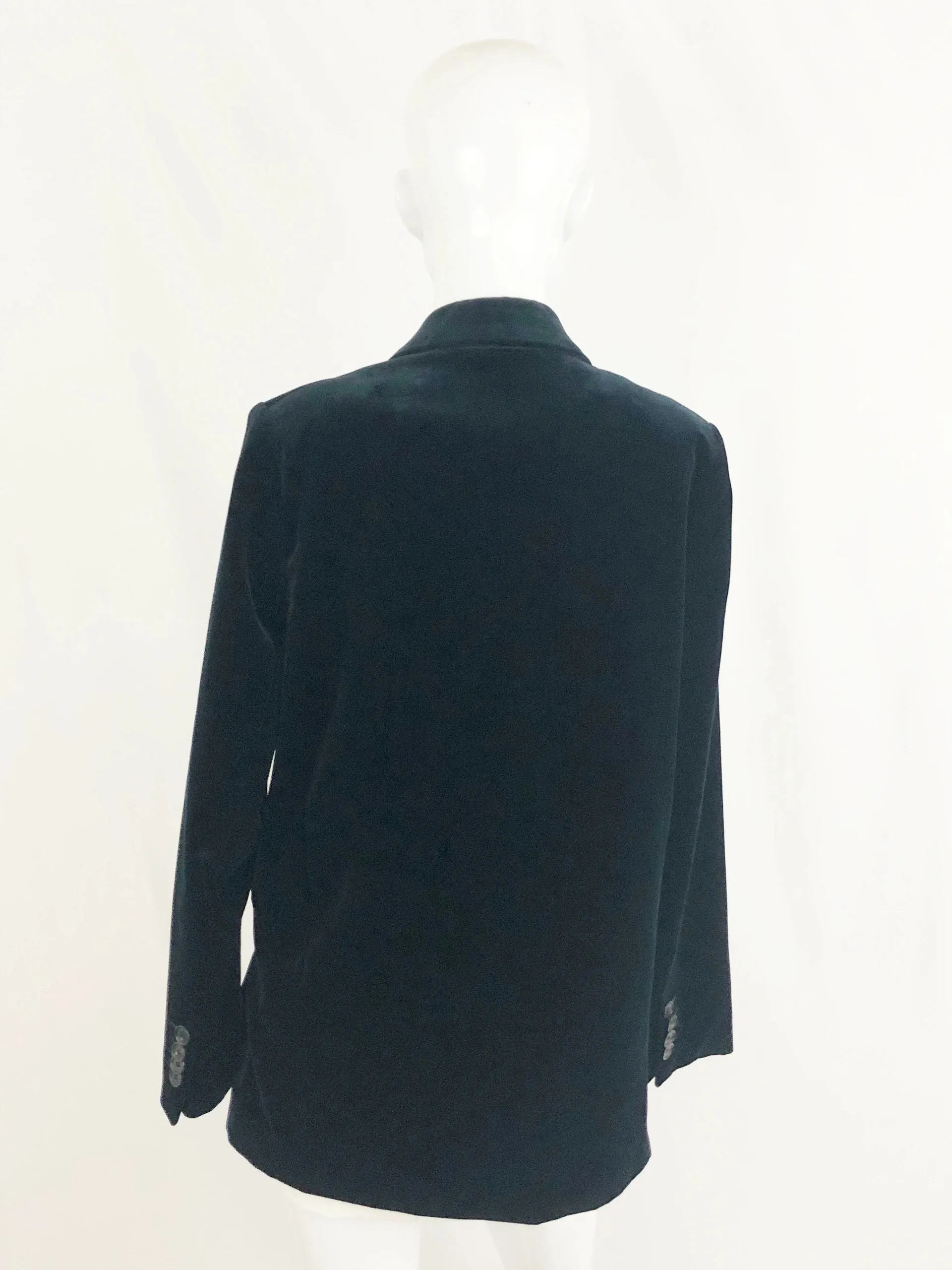 Acne Velvet Blazer Size