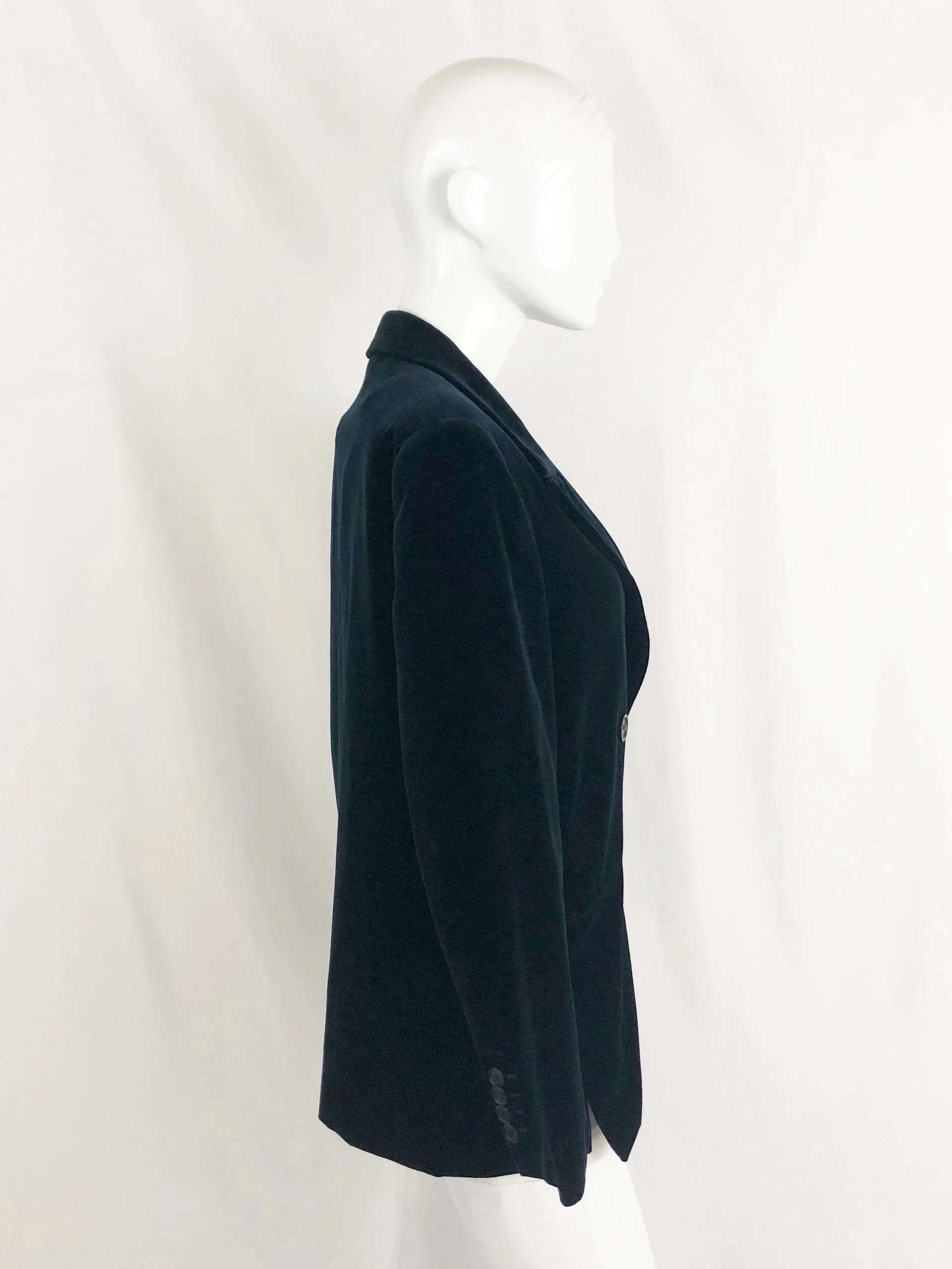 Acne Velvet Blazer Size