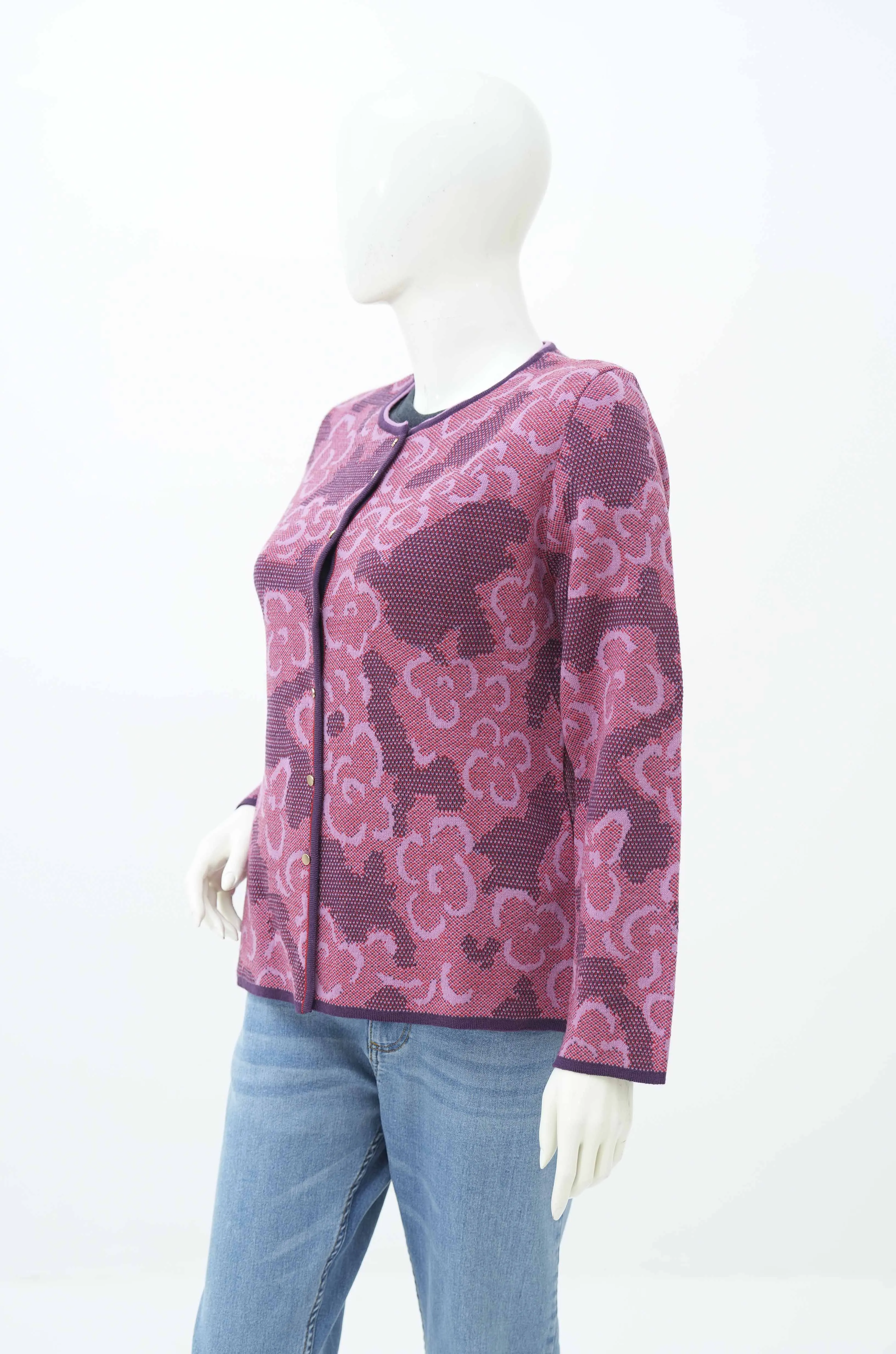 Acrylic Wool Cardigan