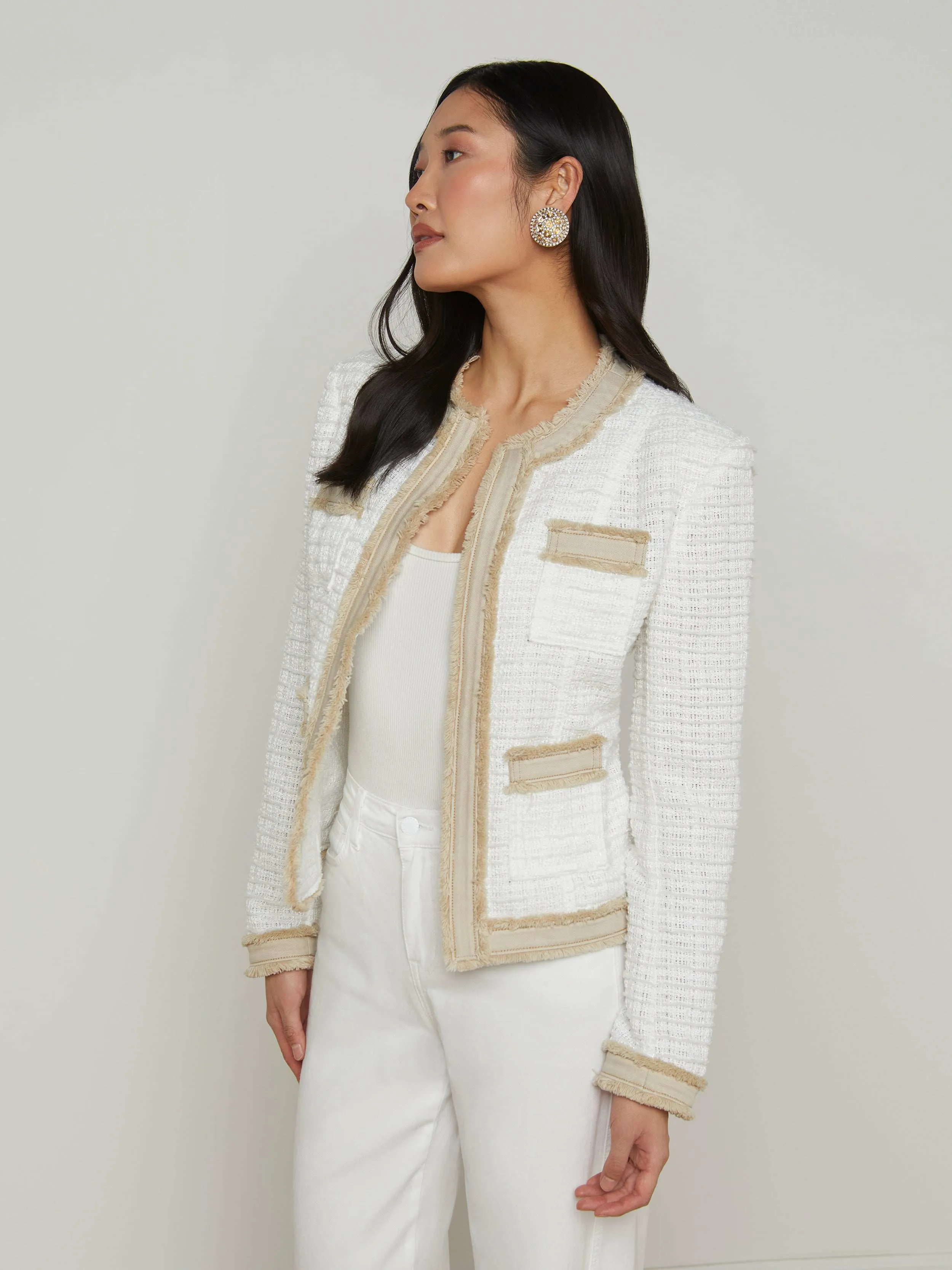 Agnes Tweed Denim Jacket