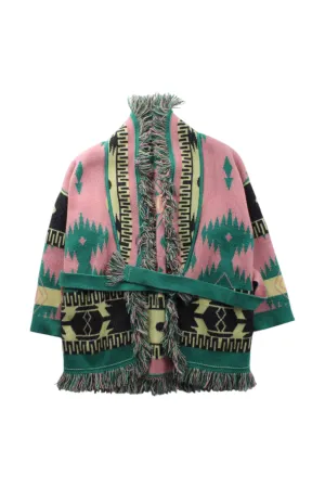 Alanui Fringe Poncho 8Y