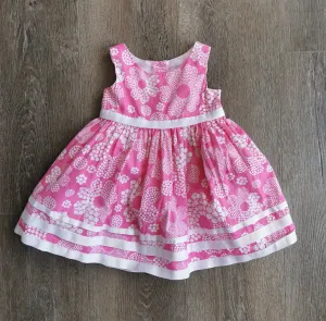 BABY GIRL SIZE 12 MONTHS - JENNY & ME, Cotton Floral Dress EUC B38