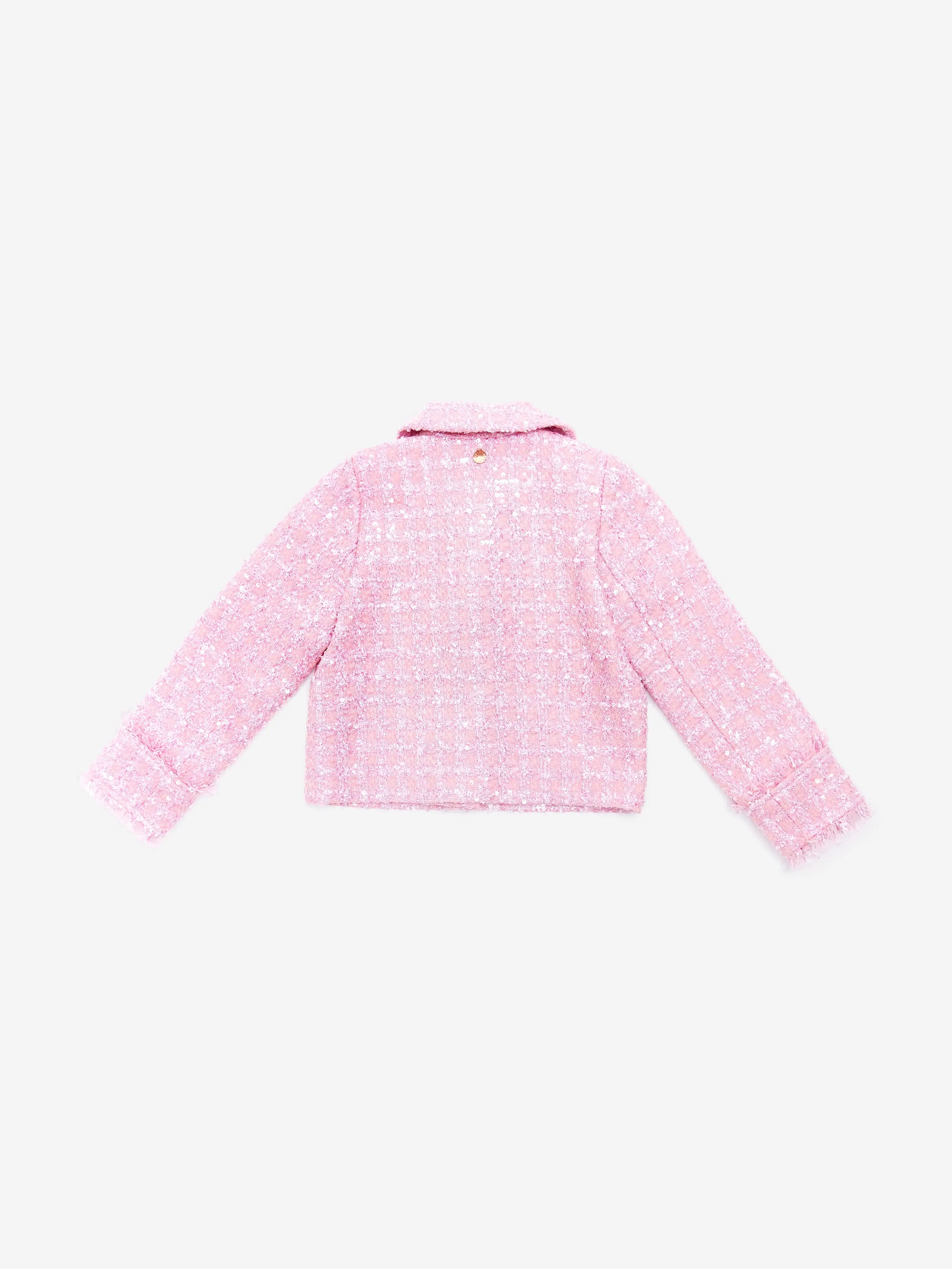 BCBG Girls Rose Tweed Jacket in Pink