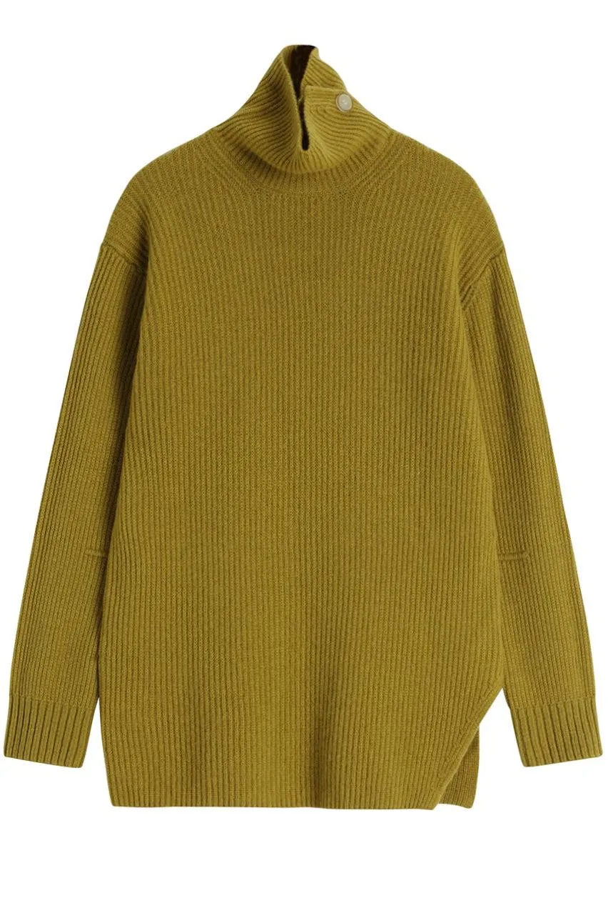 Bessie Turtleneck Wool Sweater