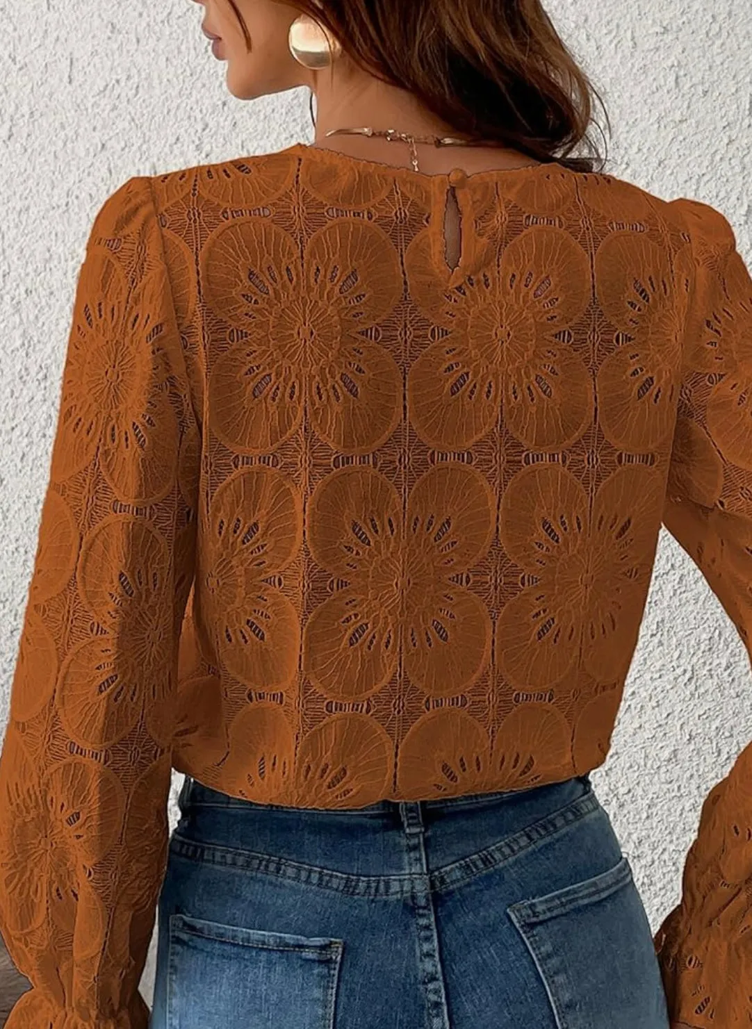 Blooming Blossom Burnt Orange Summer Top