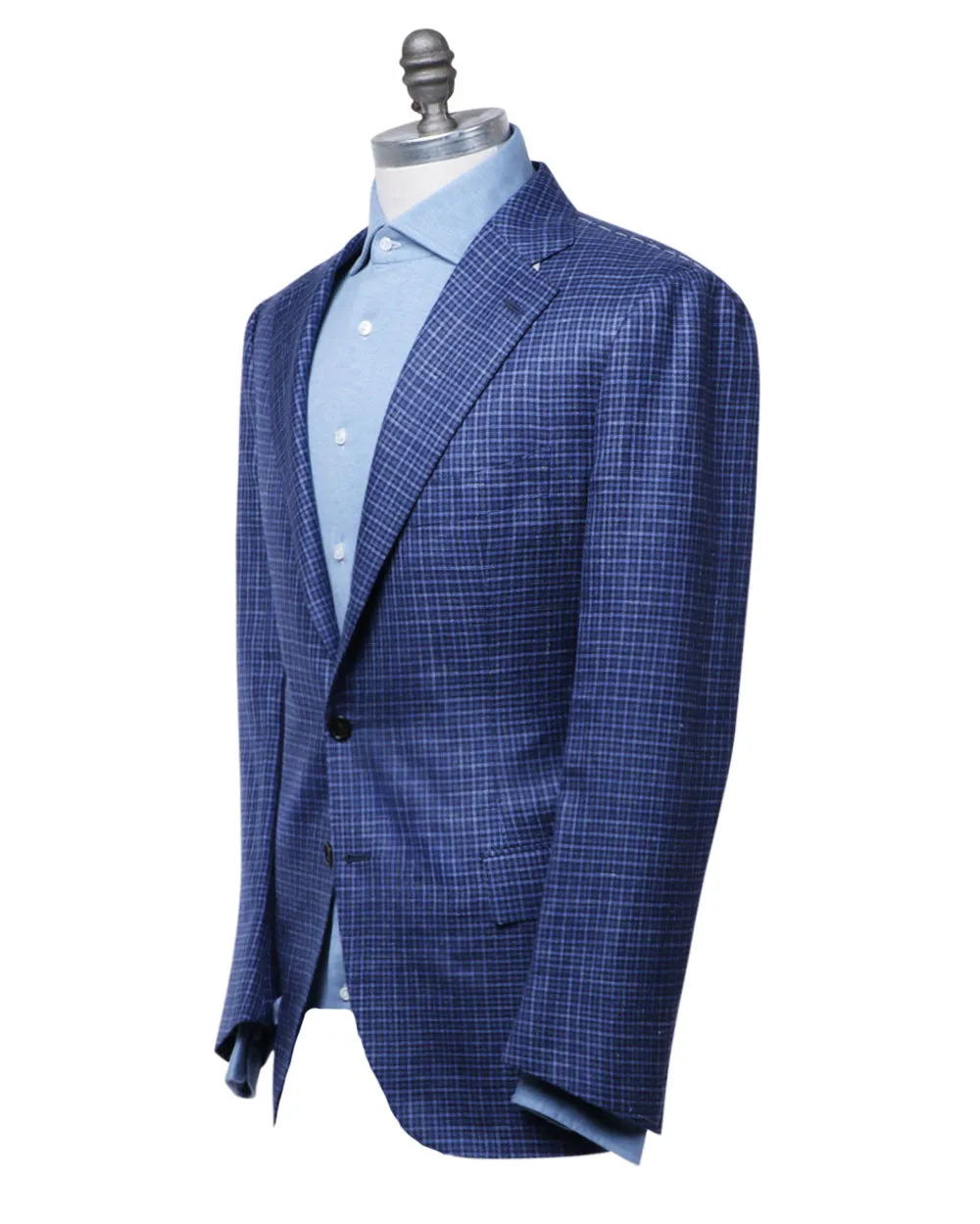 Blue and Navy Check Sportcoat