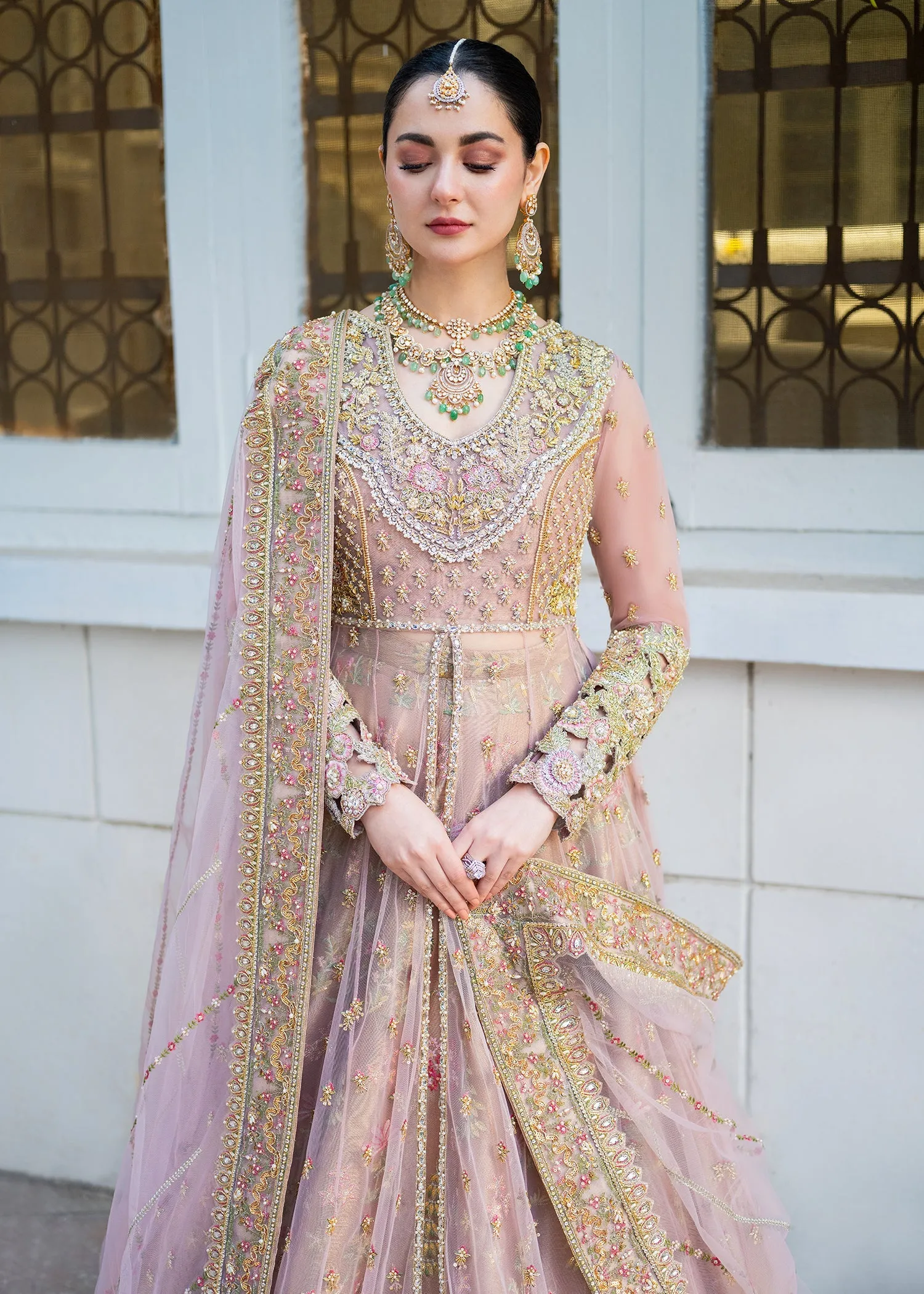 Bridal Lehenga for Destination Weddings with Pishwas