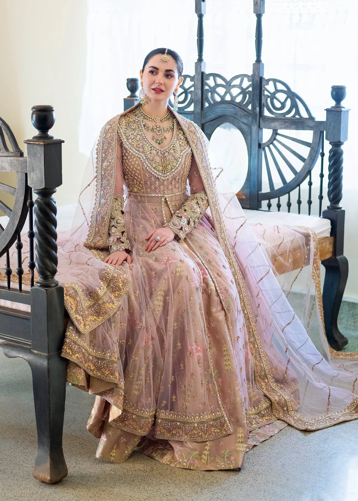 Bridal Lehenga for Destination Weddings with Pishwas