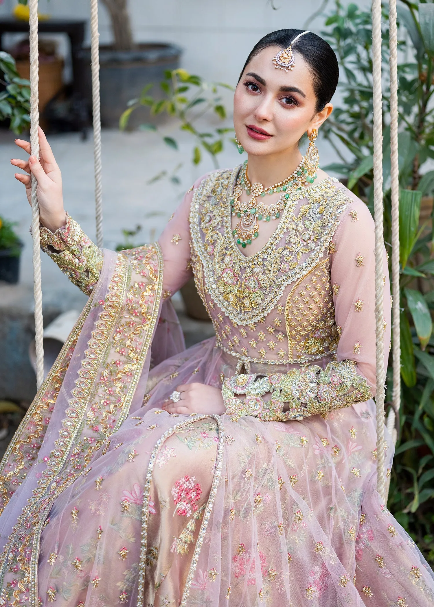 Bridal Lehenga for Destination Weddings with Pishwas