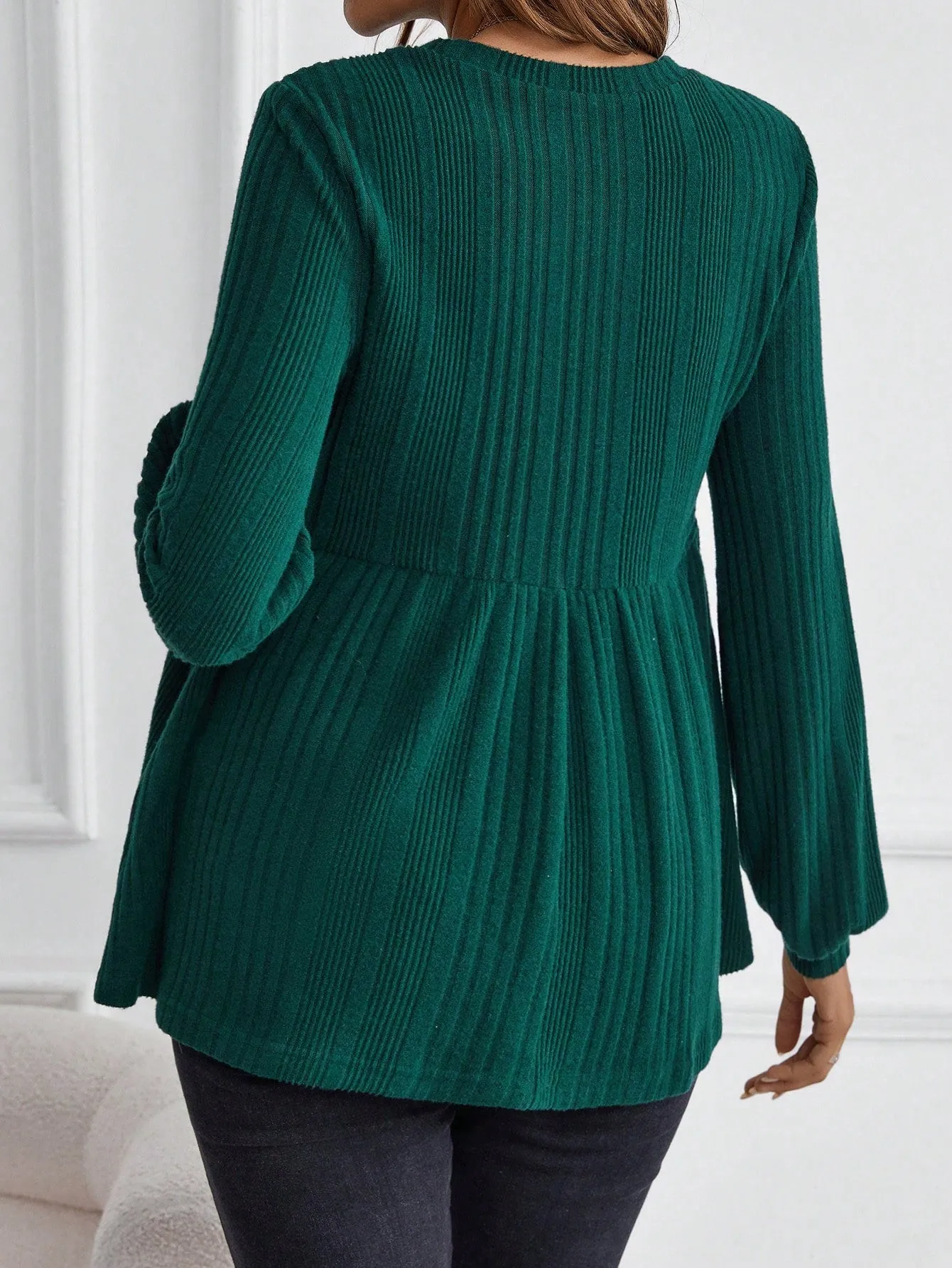 Camiseta de Maternidad Peplum en Cherry Vibes