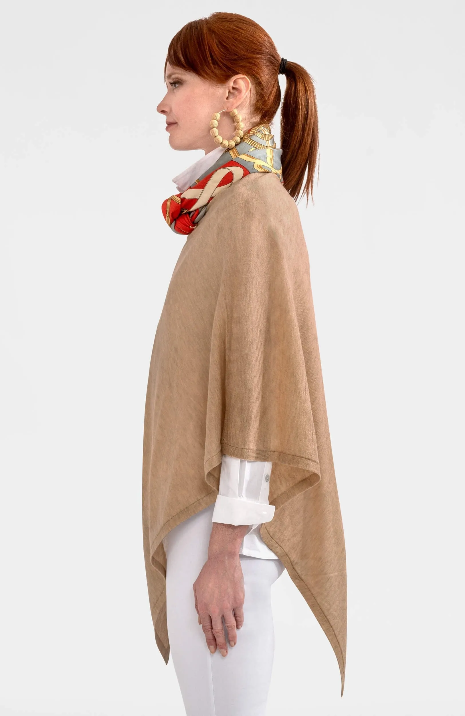 Cashmere-Like Poncho