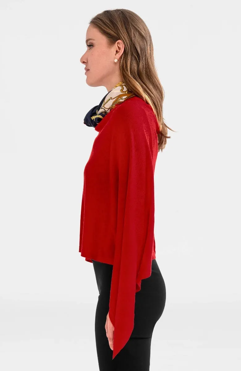 Cashmere-Like Poncho
