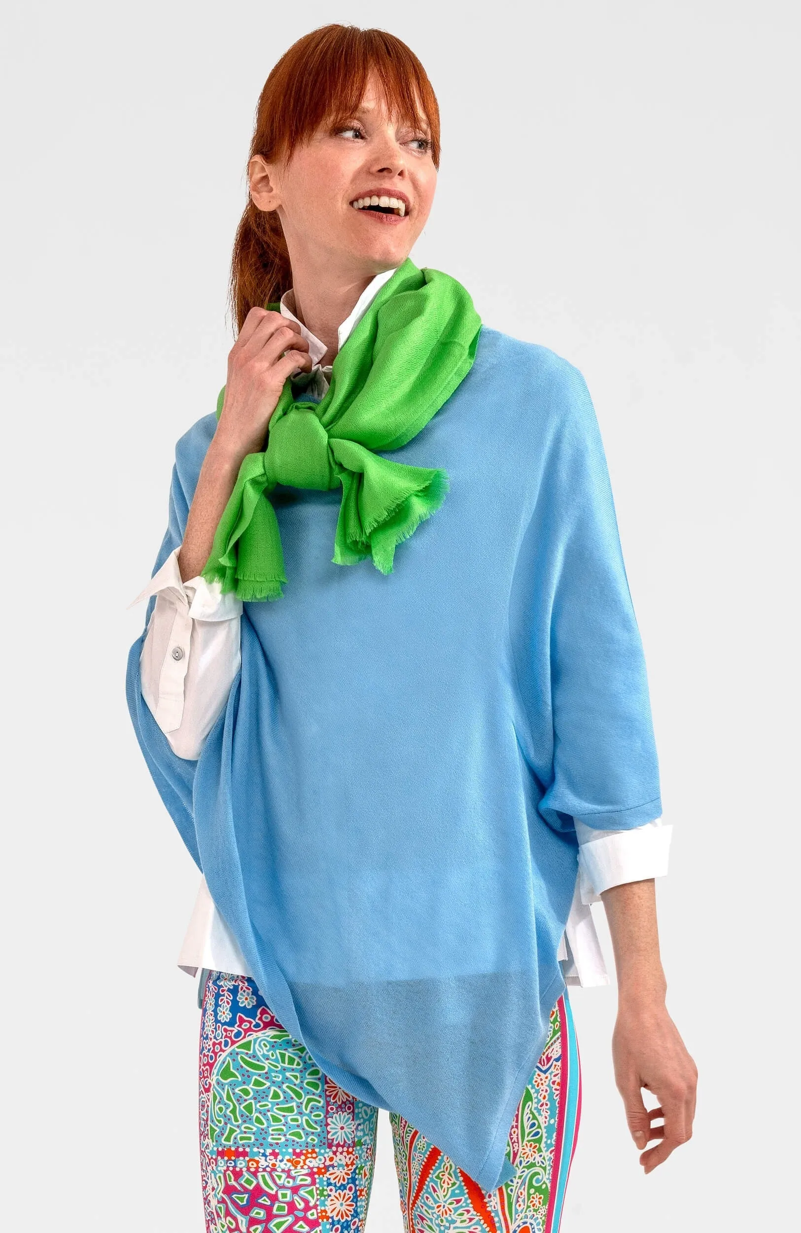 Cashmere-Like Poncho