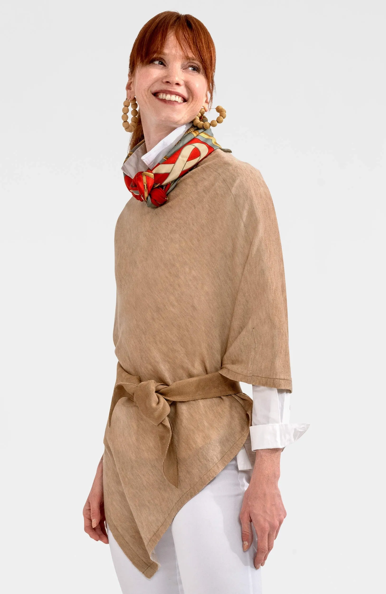 Cashmere-Like Poncho