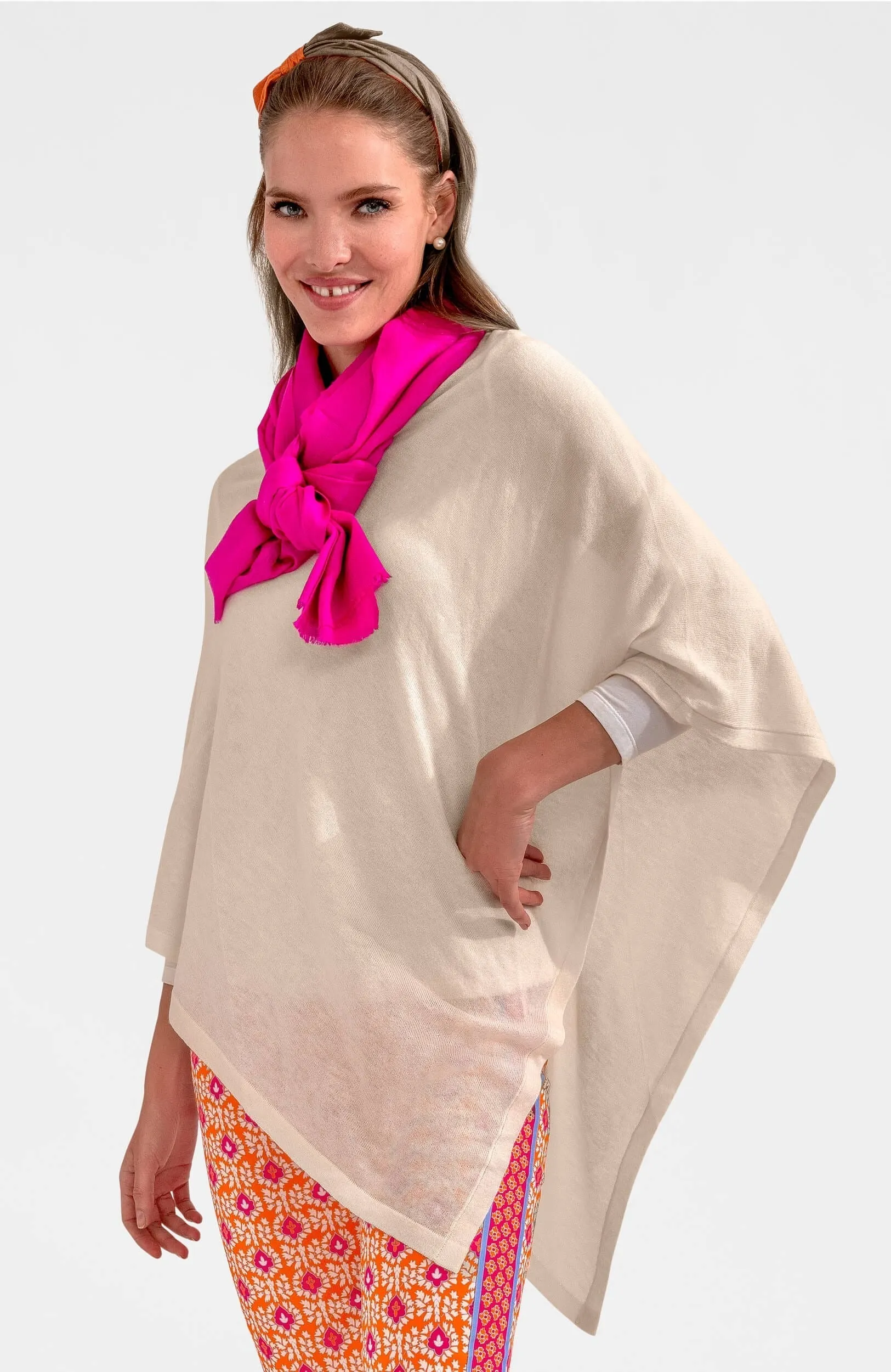 Cashmere-Like Poncho