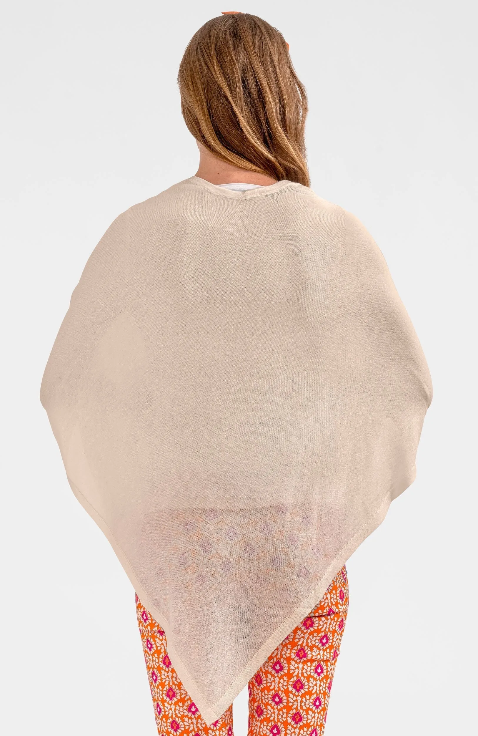 Cashmere-Like Poncho