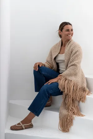 Cashmere Shawl Gabrielle - Buff