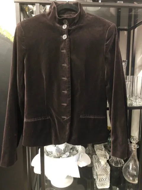 CHAMPS VELVET BLAZER, size 12  #3002