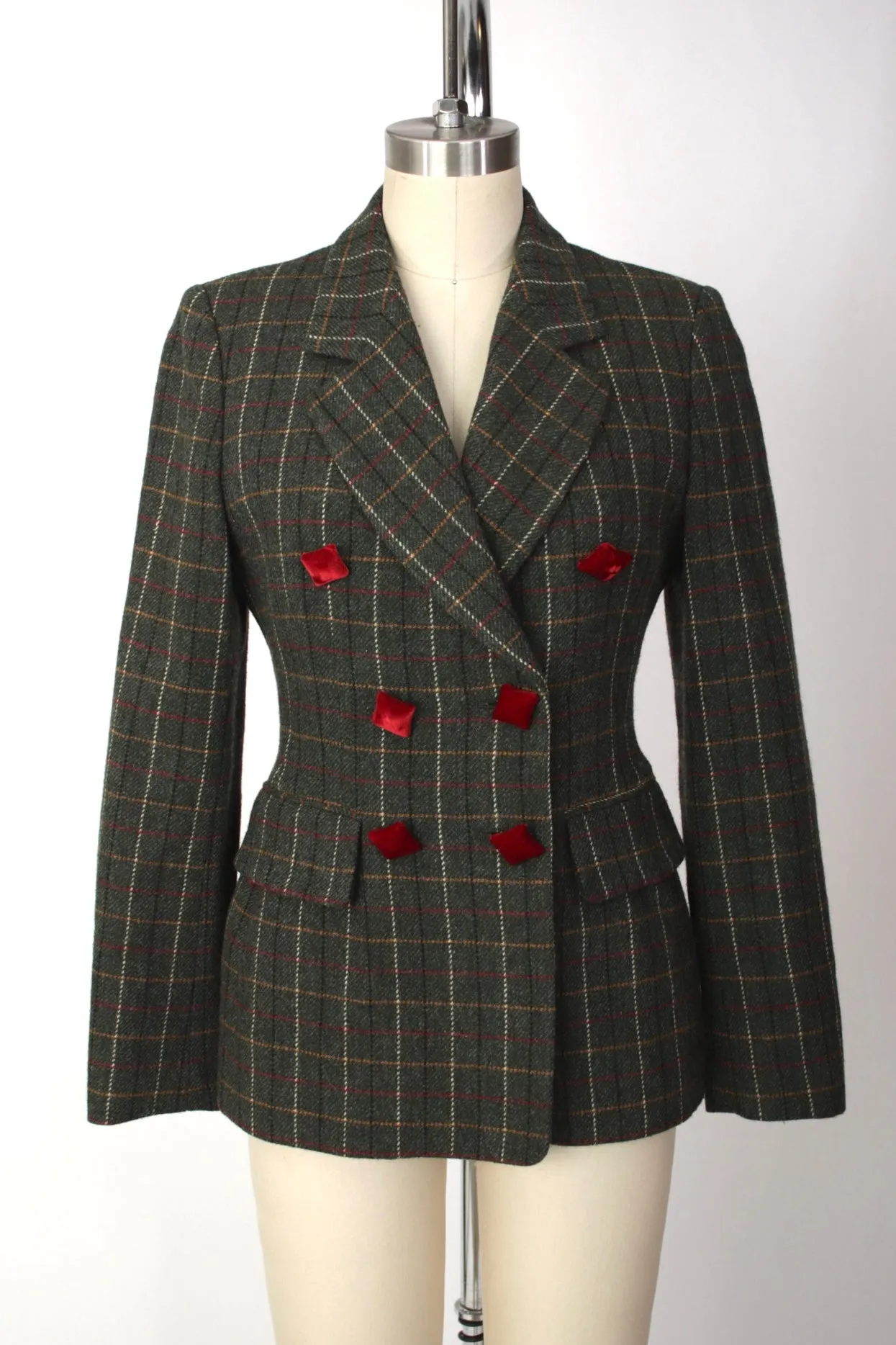Cheap and Chic by Moschino Wool Plaid Blazer