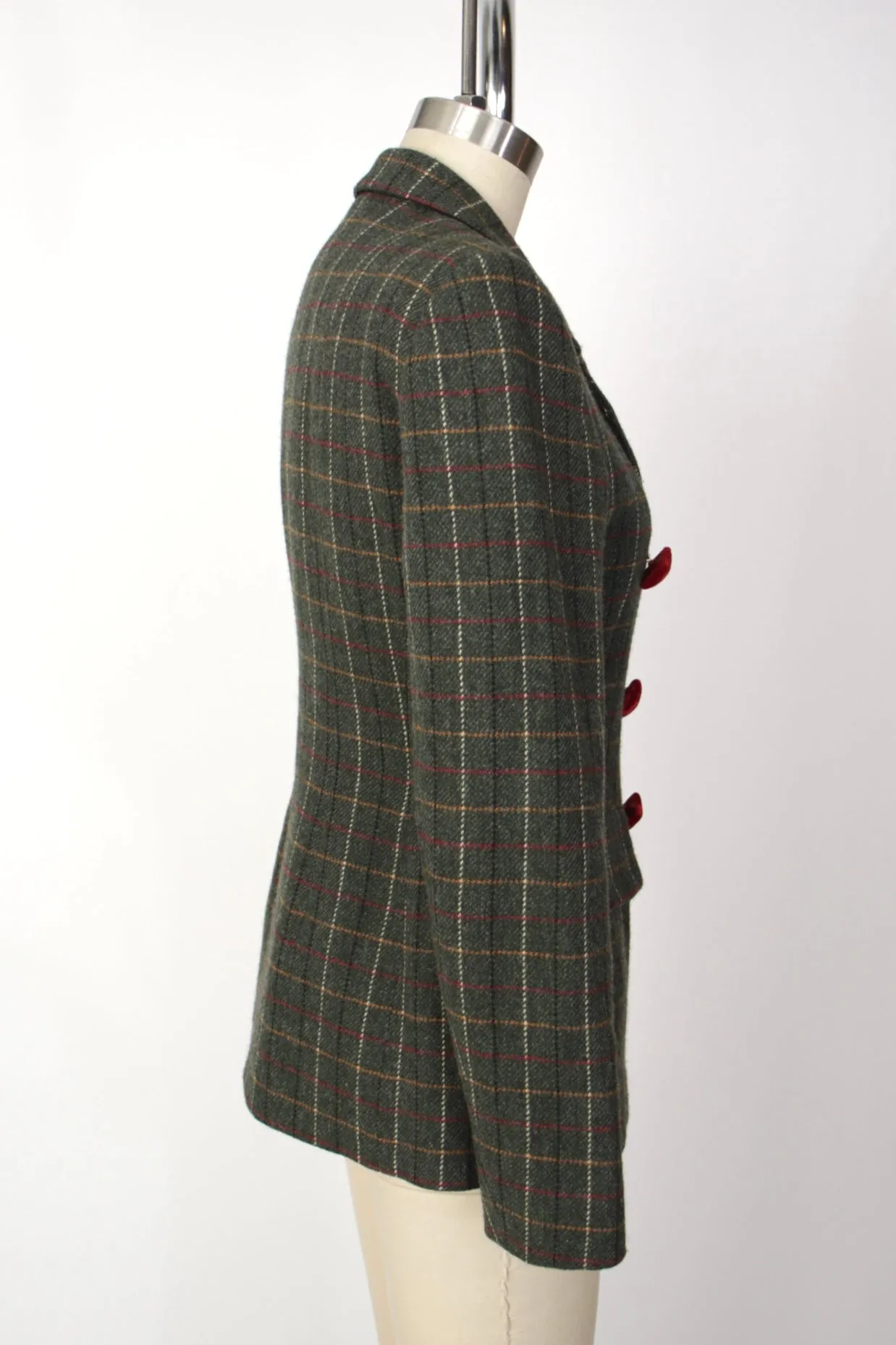 Cheap and Chic by Moschino Wool Plaid Blazer