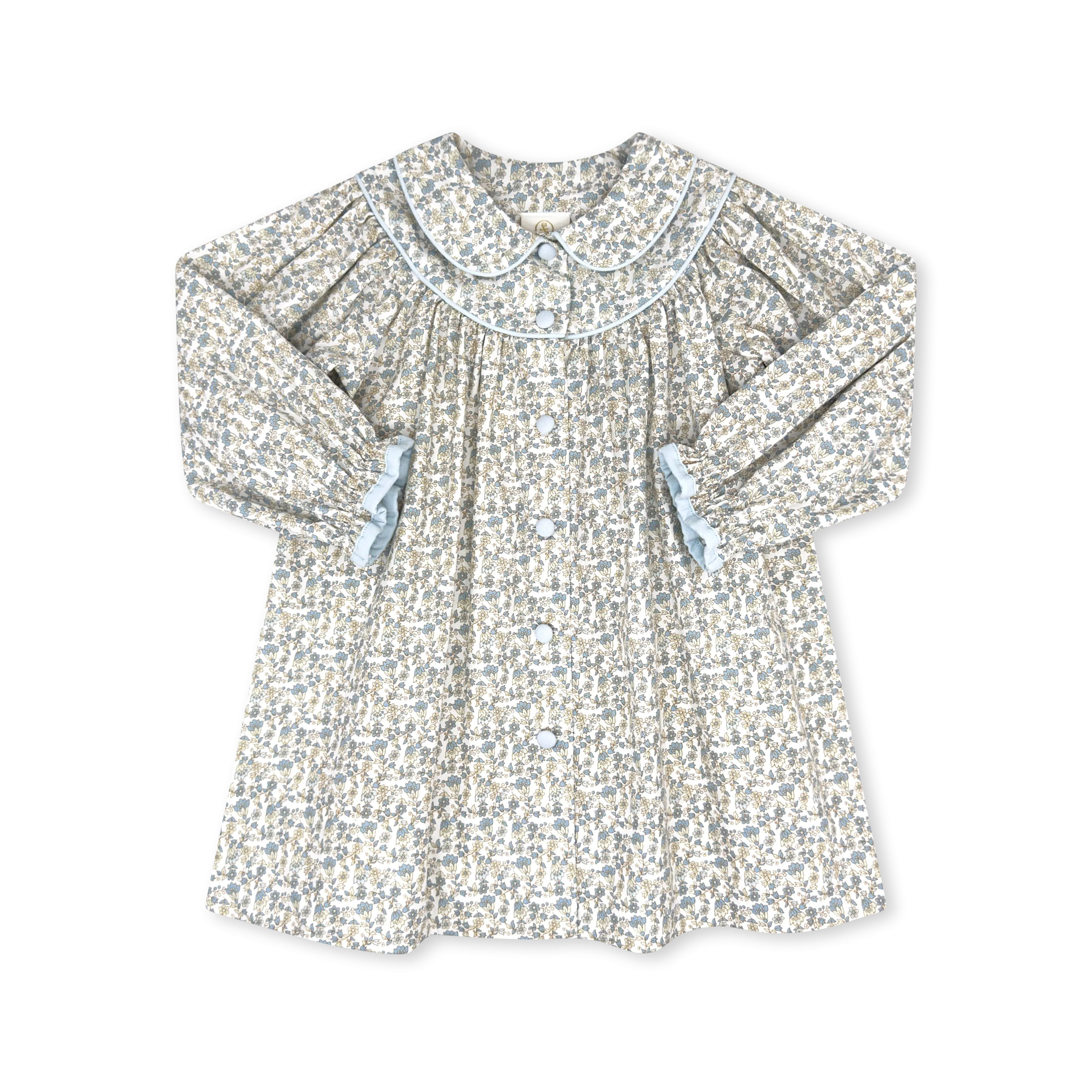 Collette Dress Long Sleeve - Whispering Floral Blooms