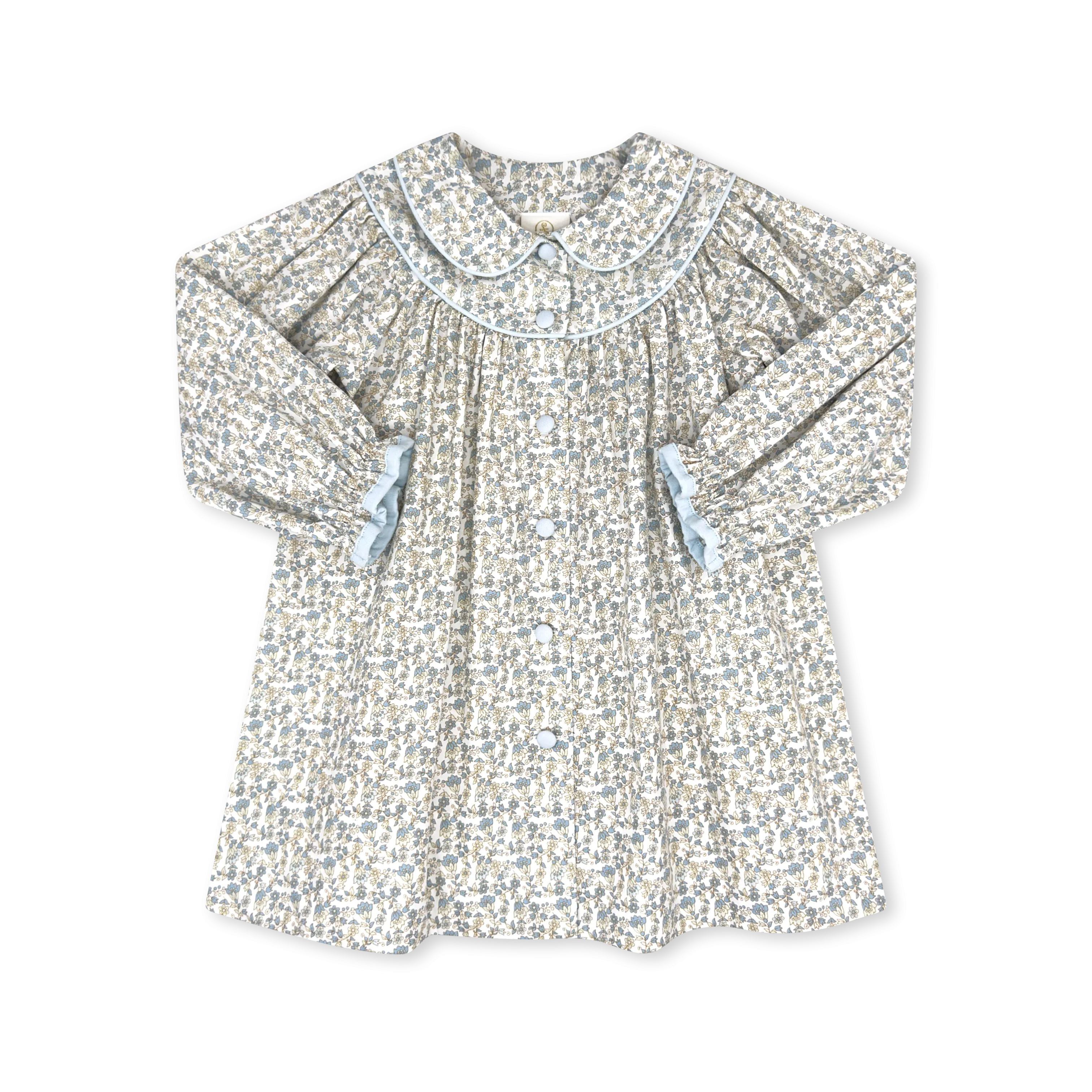 Collette Dress Long Sleeve - Whispering Floral Blooms