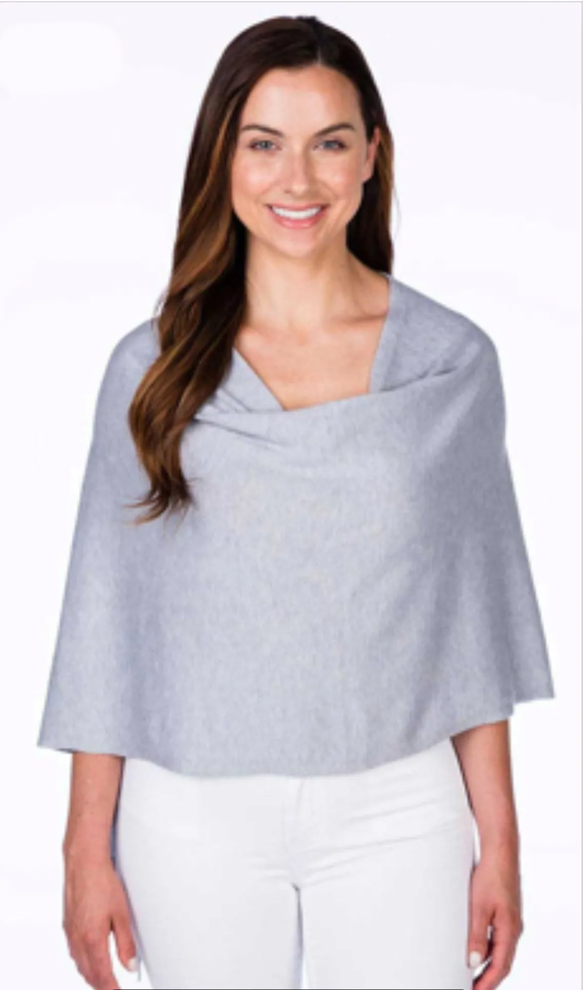 Cotton Cashmere Poncho