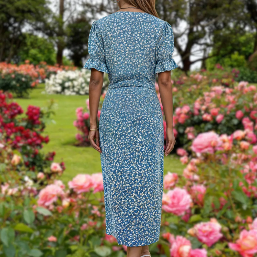 Daria | Petal Wrap Dress