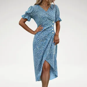 Daria | Petal Wrap Dress