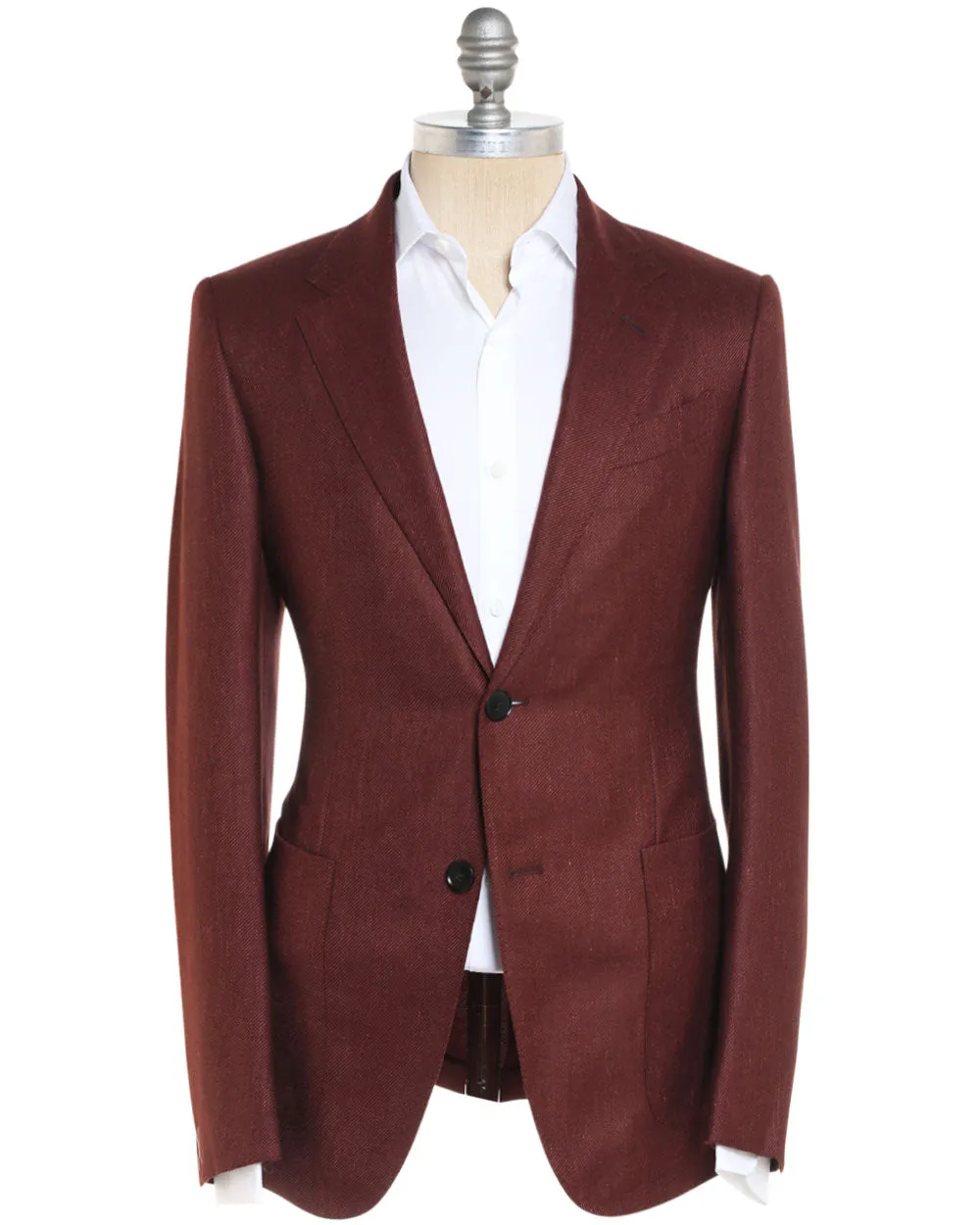 Dark Red Cashmere Blend Sportcoat