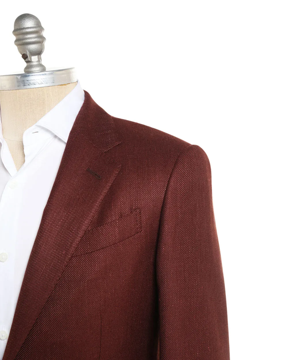 Dark Red Cashmere Blend Sportcoat