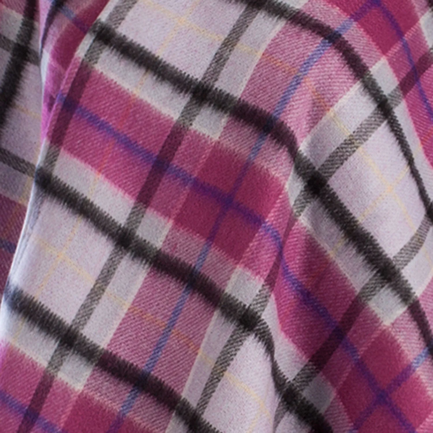 Dunedin Cashmere Double Sided Mini Cape  Aston-Opal Coulis/Pink