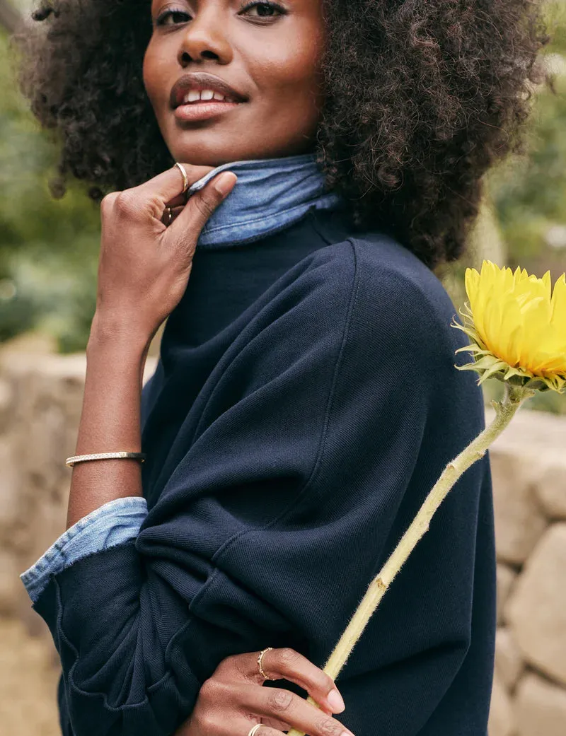 EFFIE L/S FUNNEL NECK CAPELET