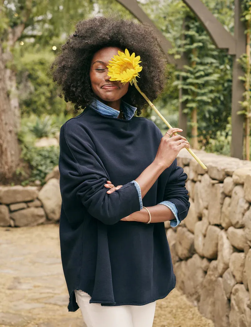 EFFIE L/S FUNNEL NECK CAPELET