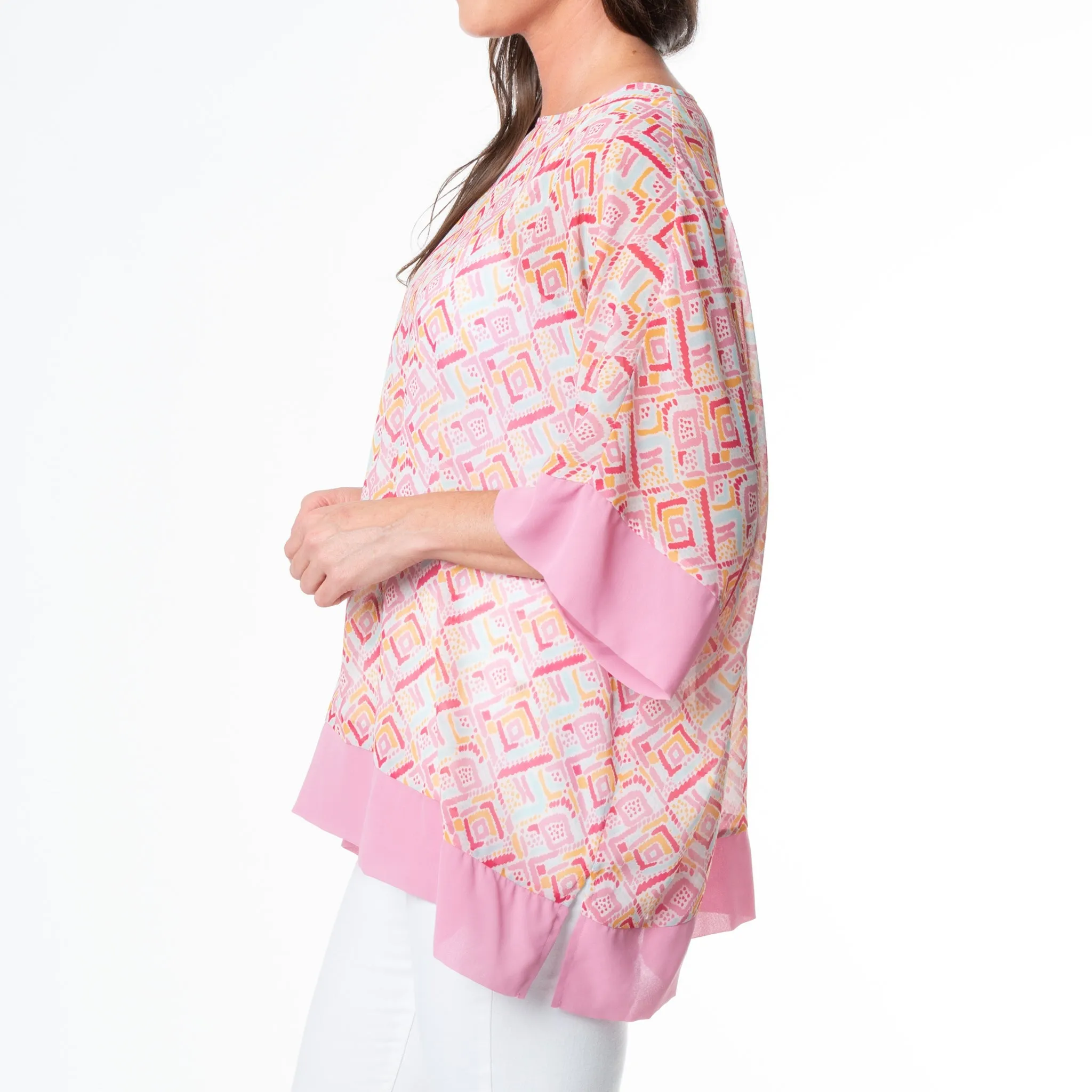 Elsie & Zoey Lexi Sheer Poncho