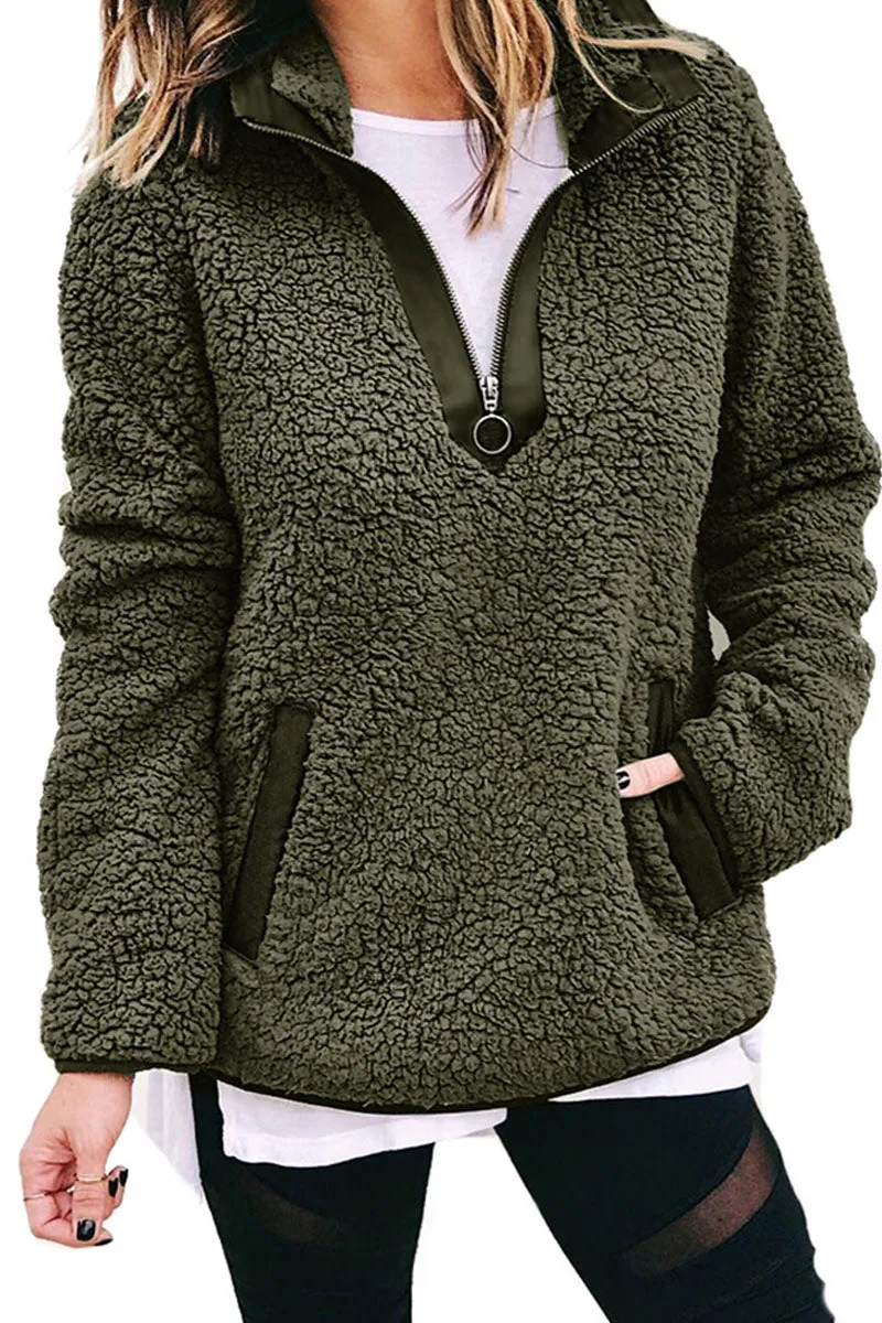 Fashion Street Solid Turtleneck Tops(7 Colors)