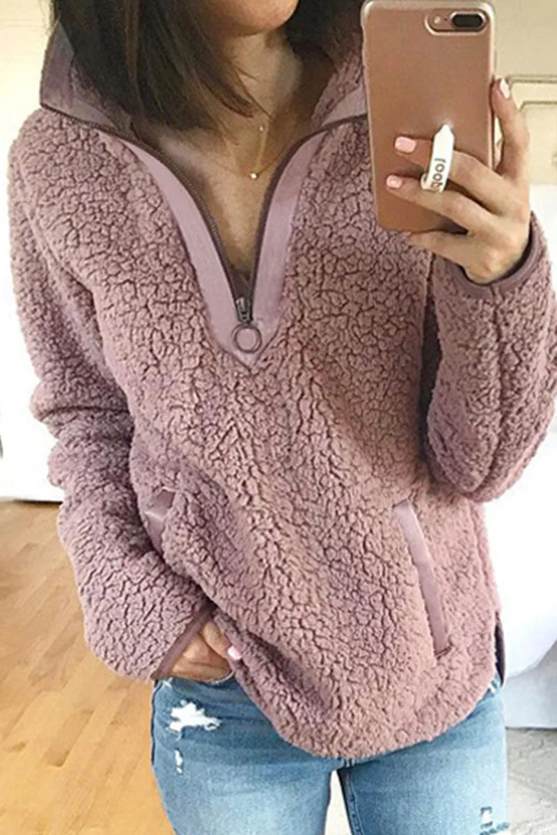 Fashion Street Solid Turtleneck Tops(7 Colors)