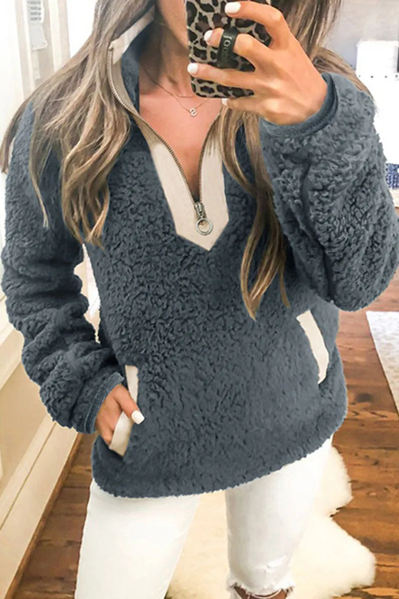 Fashion Street Solid Turtleneck Tops(7 Colors)