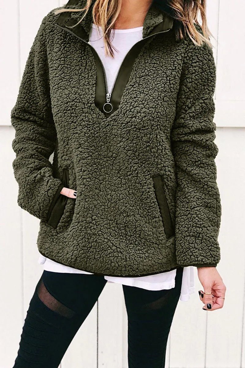 Fashion Street Solid Turtleneck Tops(7 Colors)