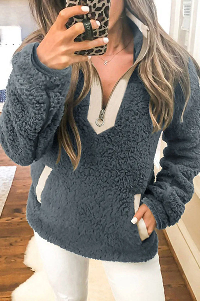 Fashion Street Solid Turtleneck Tops(7 Colors)