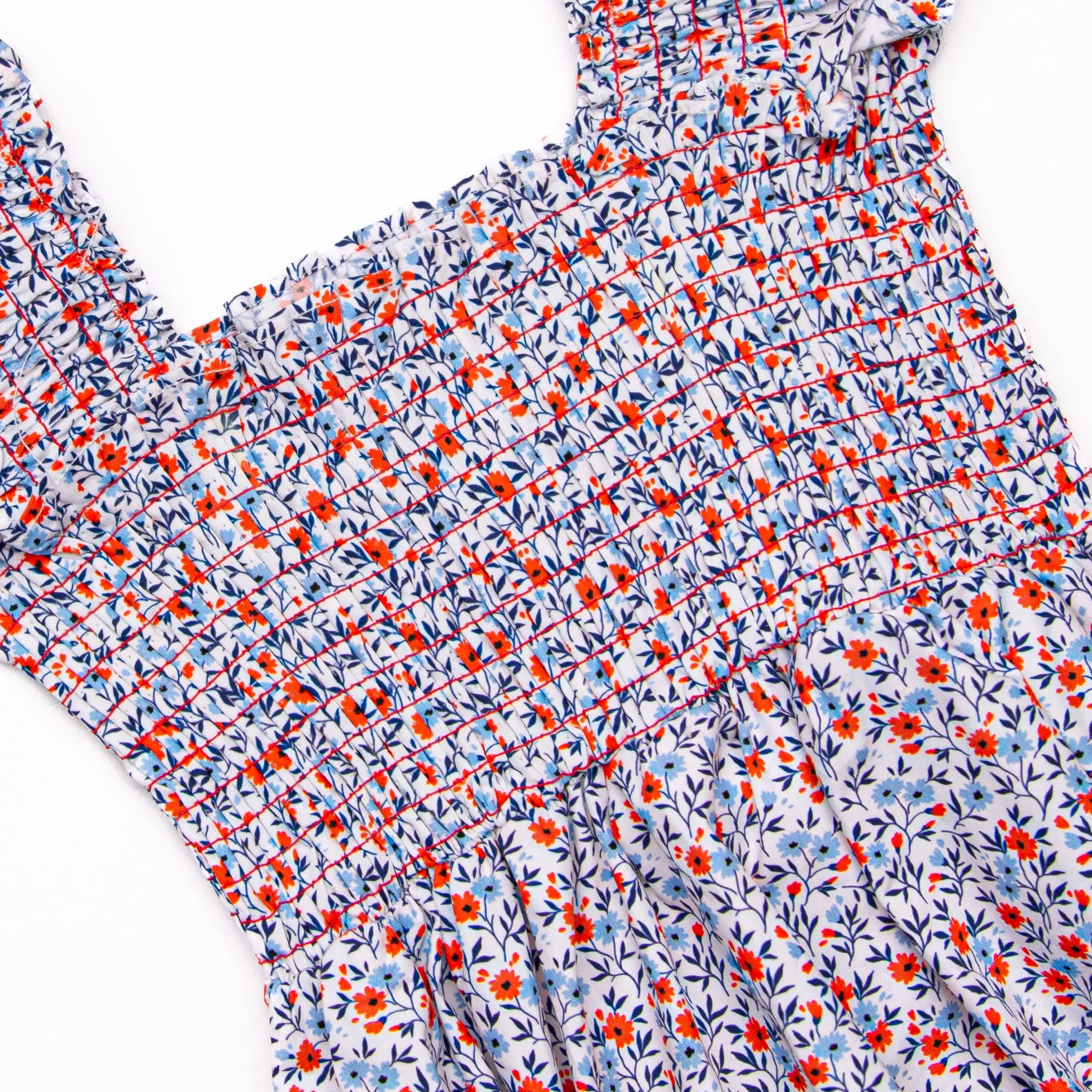 Freedom Blooms Dress, Blue