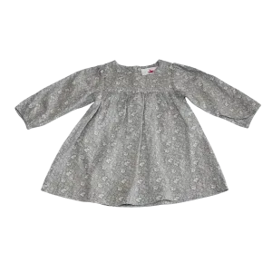 Grey Floral Dress