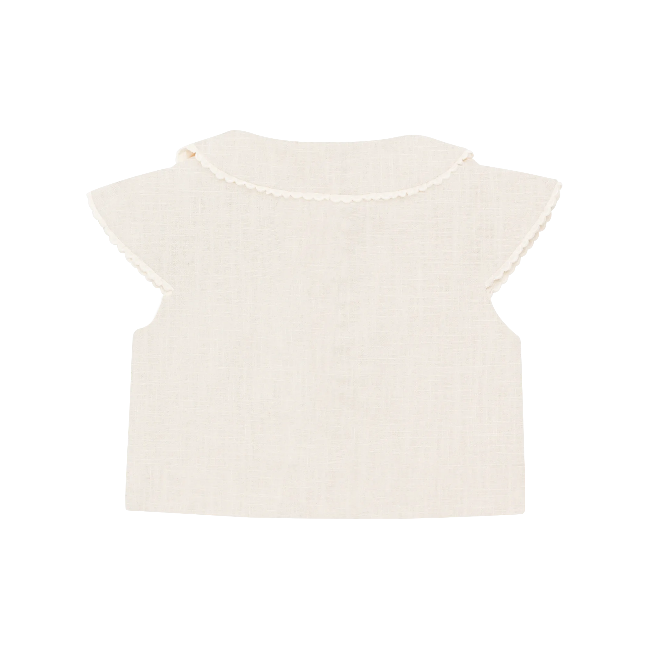 Hennie Linen Gilet | Soft Sand