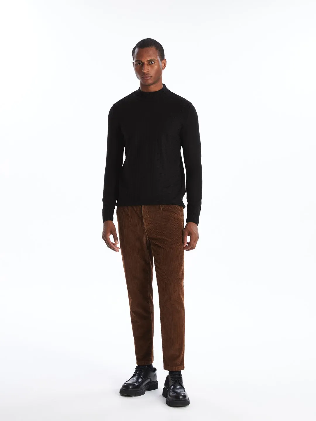 LCWAIKIKI Classic

New Black Turtleneck Long Sleeve Men's Knitwear Sweater
