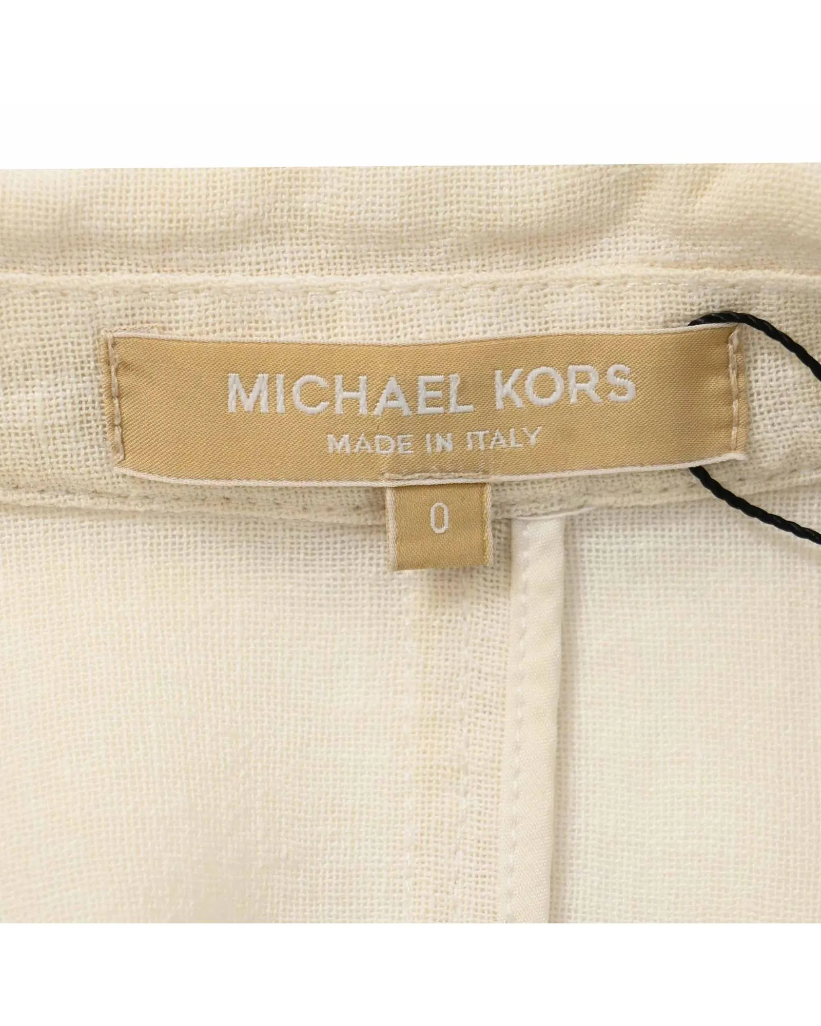 Linen Blazer Patch Pockets