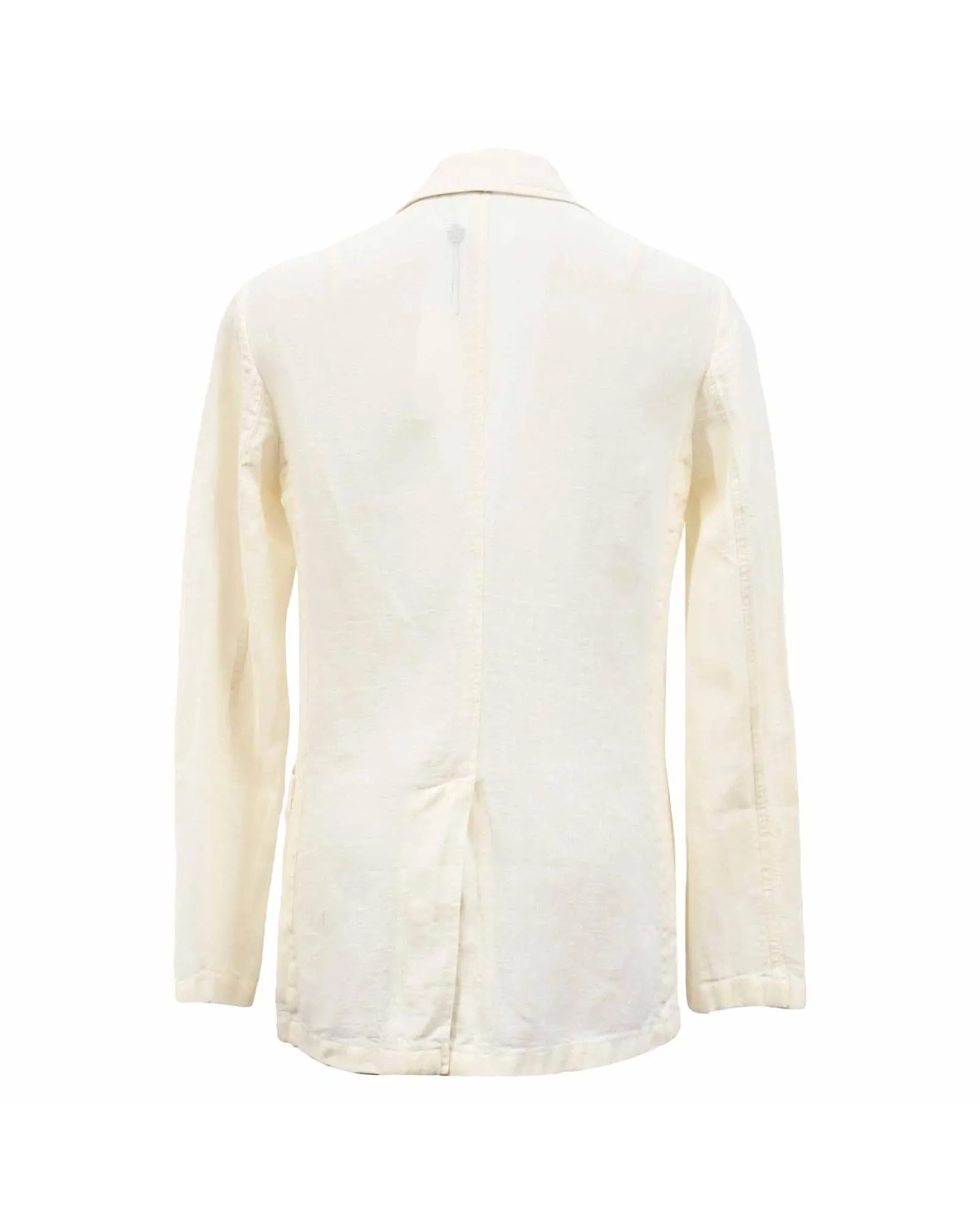 Linen Blazer Patch Pockets