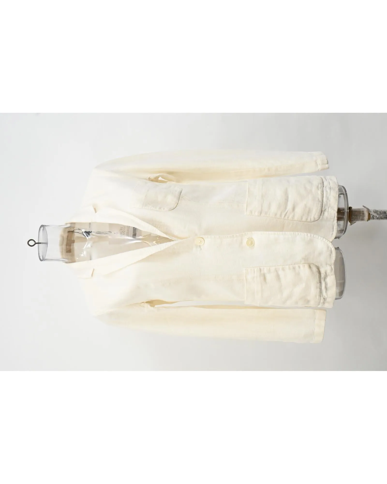 Linen Blazer Patch Pockets