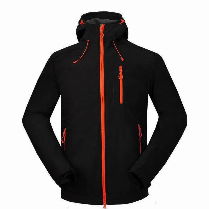 Logo Single layer blazers for men velvet outdoor soft shell spring and autumn sports tactical jacket jacket