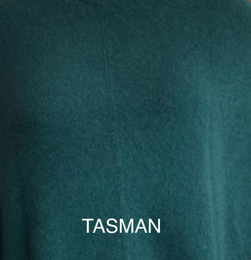 Lothlorian New Zealand Possum & Merino Plain Poncho - Various Colours